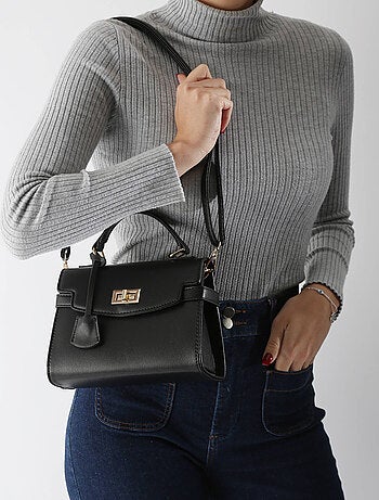 Sac Bandoulière Saffiano Miniprix Toile Enduite