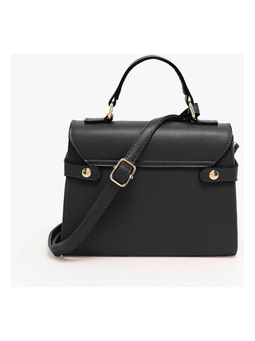Sac Bandoulière Saffiano Miniprix Toile Enduite - Kiabi Sac Bandoulière Saffiano Miniprix Toile Enduite - Kiabi
