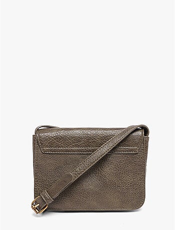 Sac bandoulière sangle mandoline toile enduite