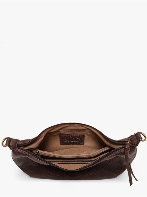 Sac bandoulière sangle mandoline toile enduite - Kiabi Sac bandoulière sangle mandoline toile enduite - Kiabi