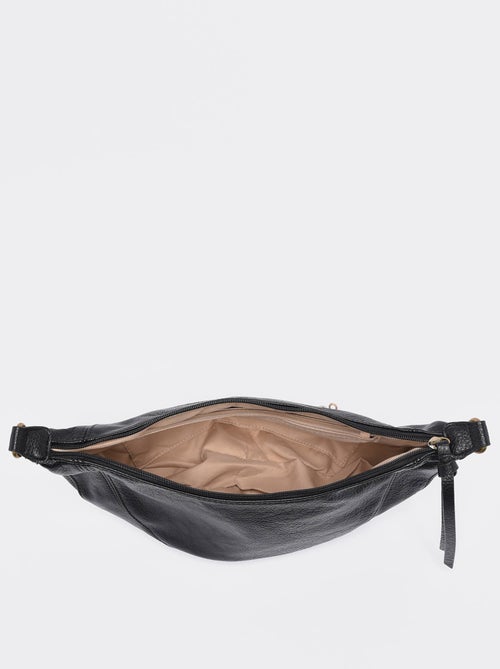 Sac bandoulière sangle mandoline toile enduite - Kiabi