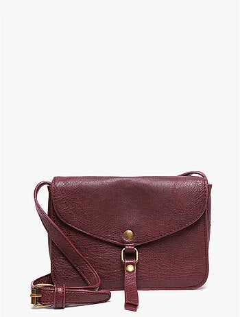 Sac bandoulière sangle mandoline toile enduite