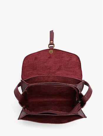 Sac bandoulière sangle mandoline toile enduite