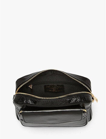 Sac bandoulière shiny sauvage cuir milano cuir de vachette