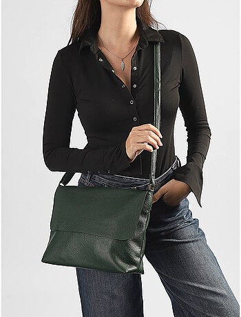 Sac bandoulière soft mandoline toile enduite