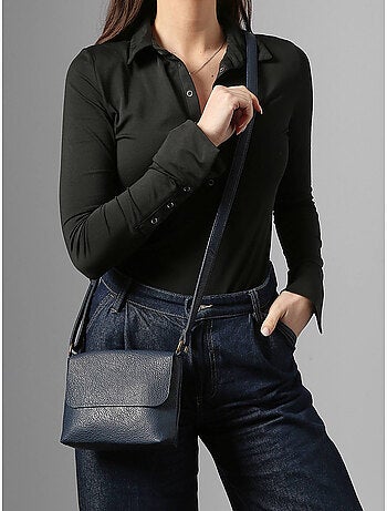 Sac bandoulière soft mandoline toile enduite