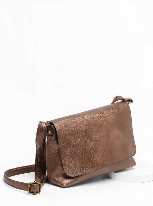 Sac bandoulière soft mandoline toile enduite - Kiabi Sac bandoulière soft mandoline toile enduite - Kiabi