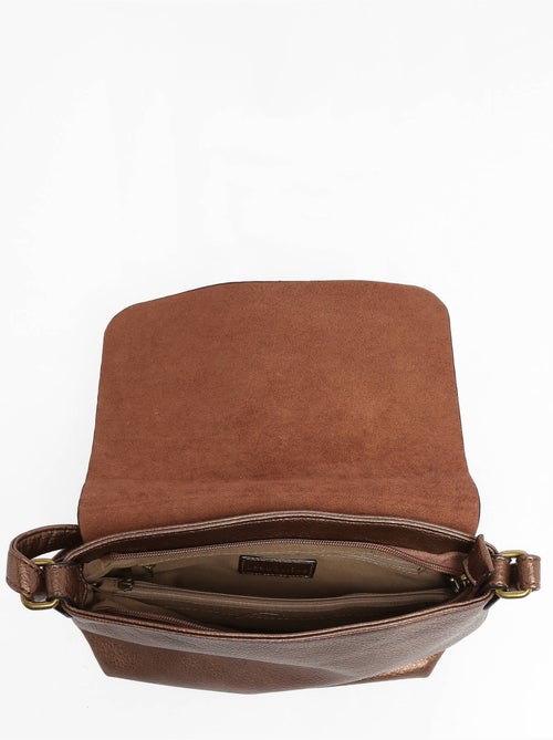 Sac bandoulière soft mandoline toile enduite - Kiabi Sac bandoulière soft mandoline toile enduite - Kiabi