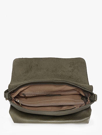 Sac bandoulière soft mandoline toile enduite