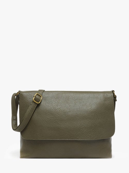 Sac bandoulière soft mandoline toile enduite - Kiabi