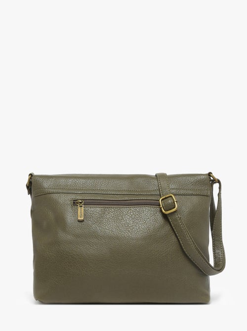 Sac bandoulière soft mandoline toile enduite - Kiabi