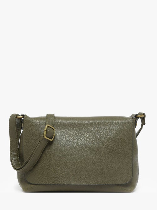 Sac bandoulière soft mandoline toile enduite - Kiabi