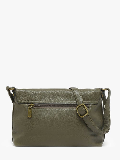 Sac bandoulière soft mandoline toile enduite - Kiabi