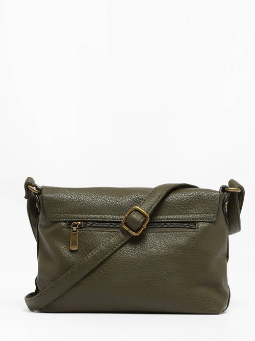 Sac bandoulière soft mandoline toile enduite - Kiabi