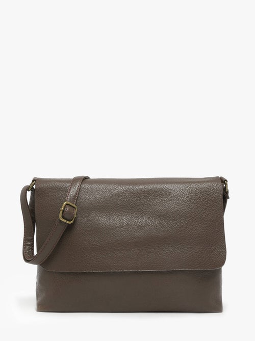 Sac bandoulière soft mandoline toile enduite - Kiabi Sac bandoulière soft mandoline toile enduite - Kiabi