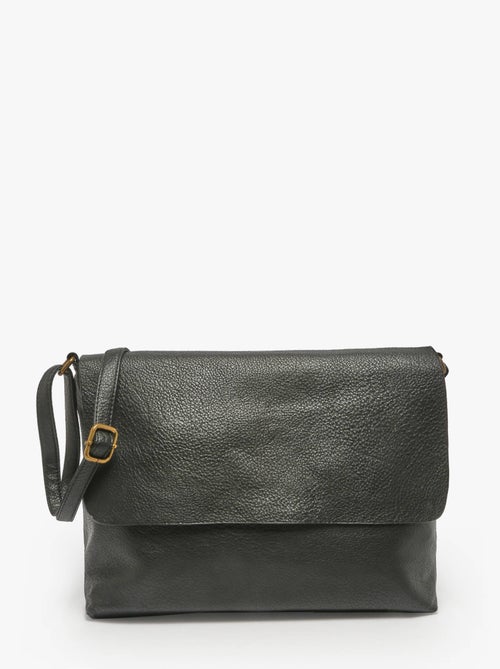Sac bandoulière soft mandoline toile enduite - Kiabi Sac bandoulière soft mandoline toile enduite - Kiabi