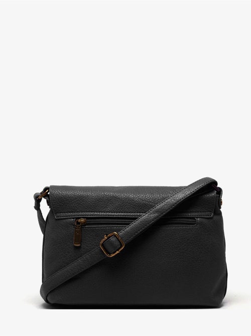 Sac bandoulière soft mandoline toile enduite - Kiabi
