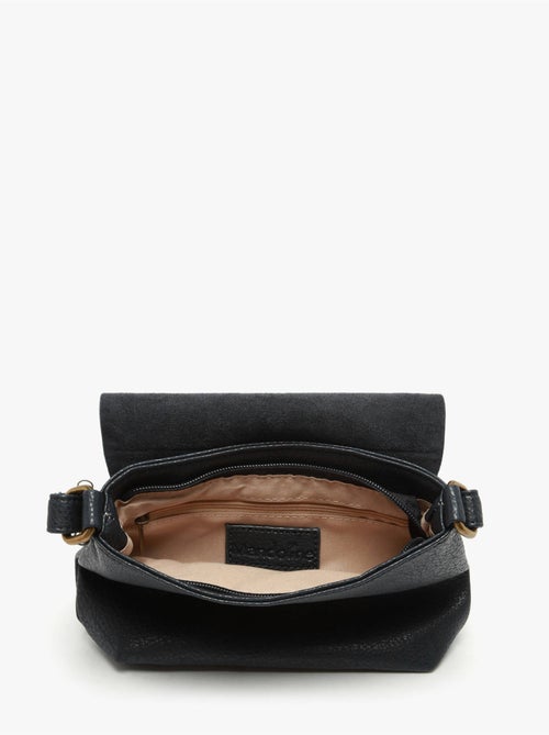 Sac bandoulière soft mandoline toile enduite - Kiabi