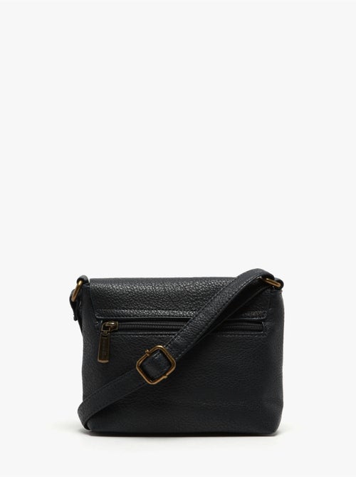 Sac bandoulière soft mandoline toile enduite - Kiabi