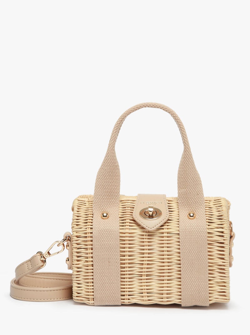 Sac Bandoulière St Tropez Miniprix Synthetique Beige argile - Kiabi