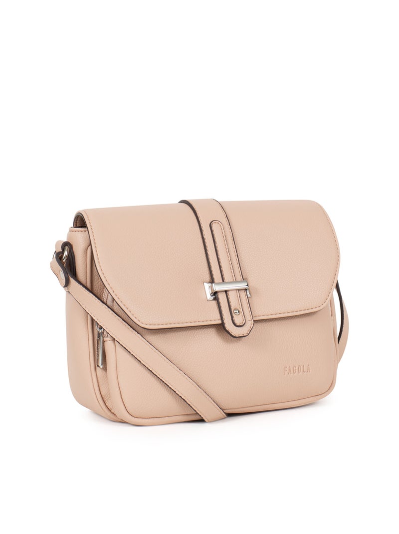 Sac bandoulière  stella | fagola Nude - Kiabi