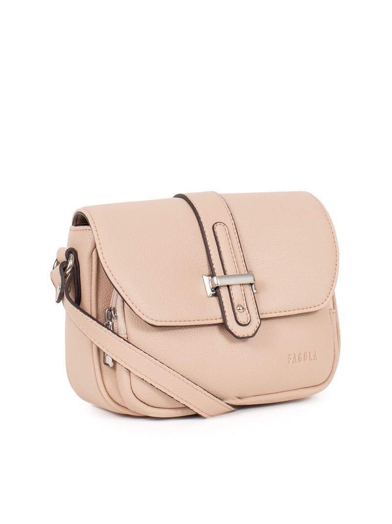 Sac bandoulière  stella | fagola Nude - Kiabi