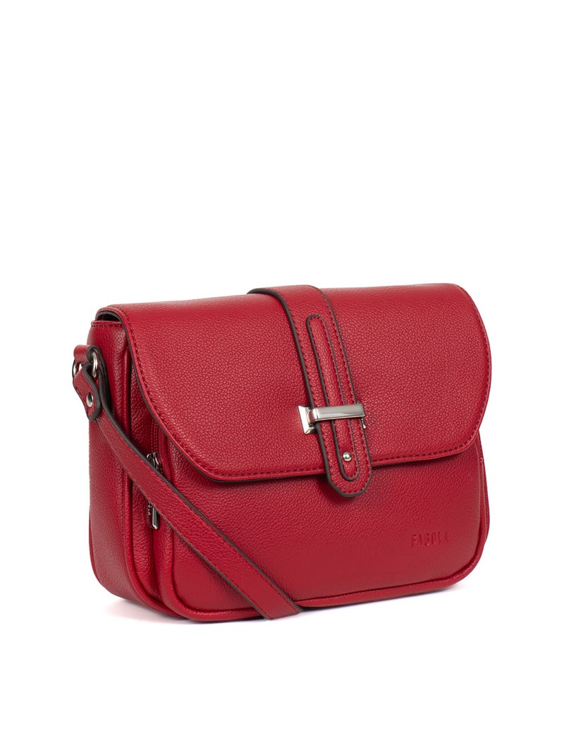 Sac bandoulière  stella | fagola Rouge carmin - Kiabi
