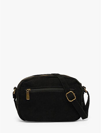 Sac bandoulière studs mandoline toile enduite