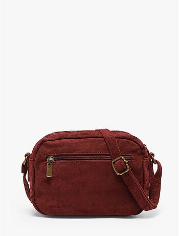 Sac bandoulière studs mandoline toile enduite