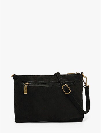 Sac bandoulière studs polyester mandoline toile enduite