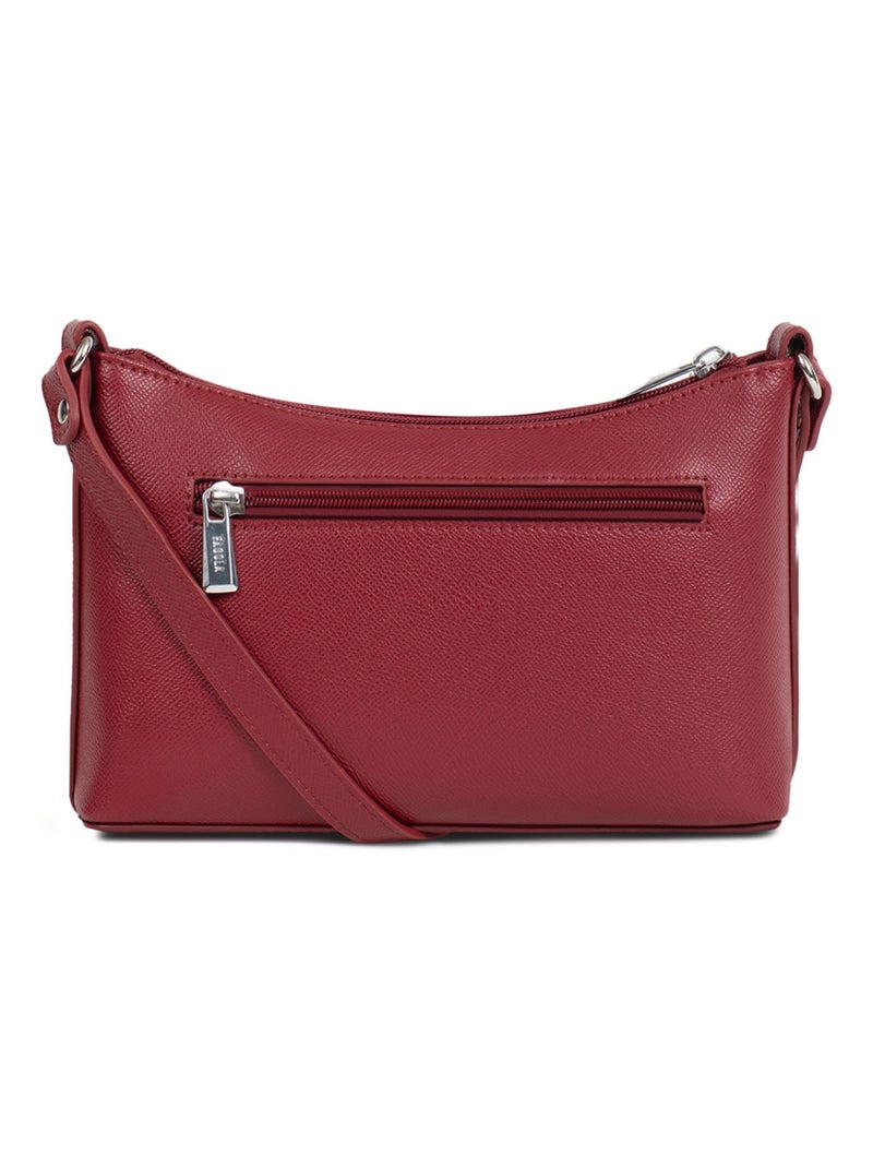 Sac bandoulière  tessa | fagola Rouge carmin - Kiabi