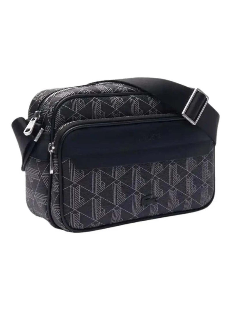 Sac bandoulière the blend à texture grainée Noir - Kiabi