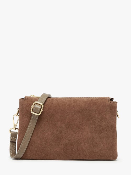 Sac bandoulière velvet caviar cuir milano cuir de vachette - Kiabi Sac bandoulière velvet caviar cuir milano cuir de vachette - Kiabi