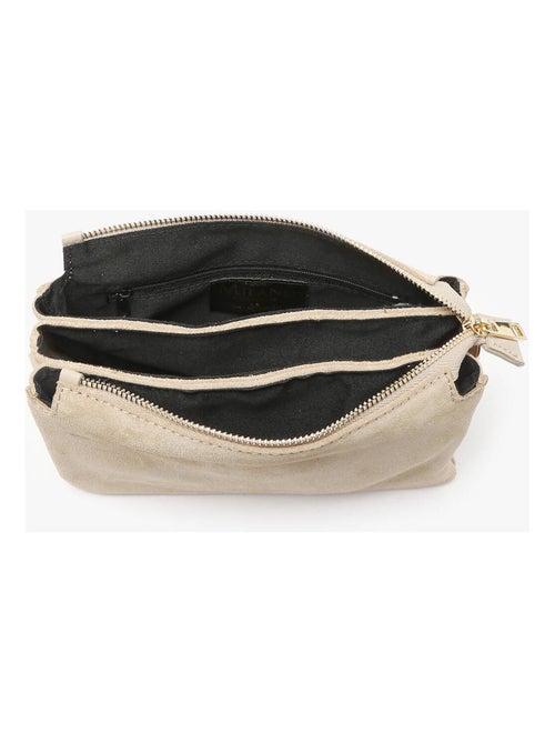 Sac Bandoulière Velvet Caviar Milano Cuir De Vachette - Kiabi