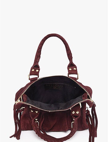 Sac bandoulière velvet cuir milano cuir de vachette