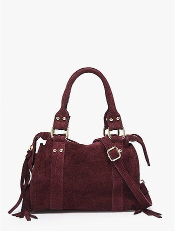 Sac bandoulière velvet cuir milano cuir de vachette