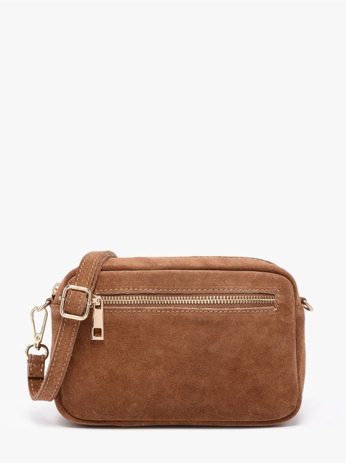 Sac bandoulière velvet cuir milano cuir de vachette - Kiabi Sac bandoulière velvet cuir milano cuir de vachette - Kiabi