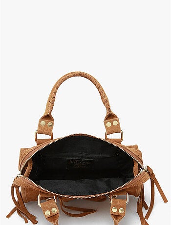 Sac bandoulière velvet cuir milano cuir de vachette