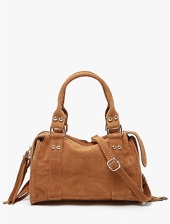 Sac bandoulière velvet cuir milano cuir de vachette