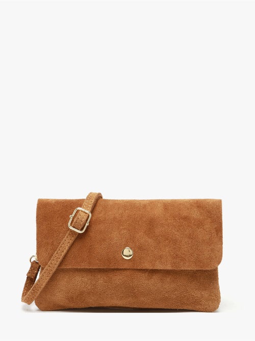 Sac bandoulière velvet cuir milano cuir de vachette - Kiabi Sac bandoulière velvet cuir milano cuir de vachette - Kiabi