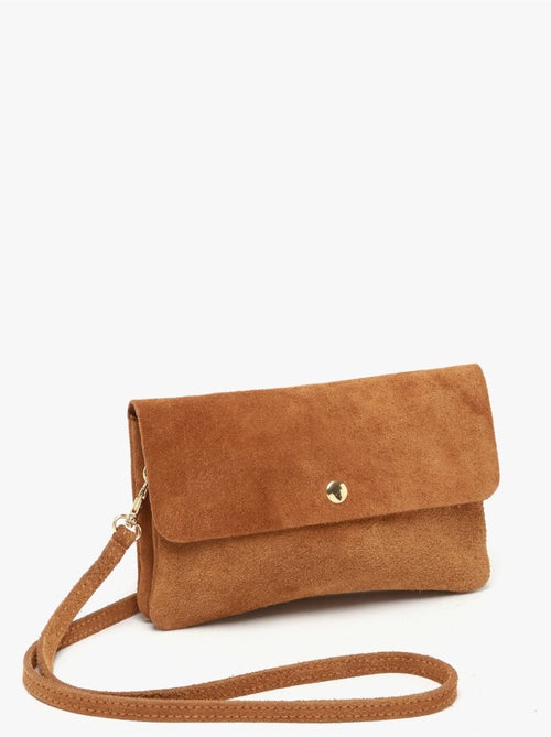Sac bandoulière velvet cuir milano cuir de vachette - Kiabi Sac bandoulière velvet cuir milano cuir de vachette - Kiabi