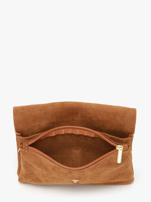 Sac bandoulière velvet cuir milano cuir de vachette - Kiabi Sac bandoulière velvet cuir milano cuir de vachette - Kiabi