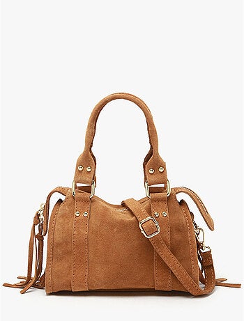 Sac bandoulière velvet cuir milano cuir de vachette
