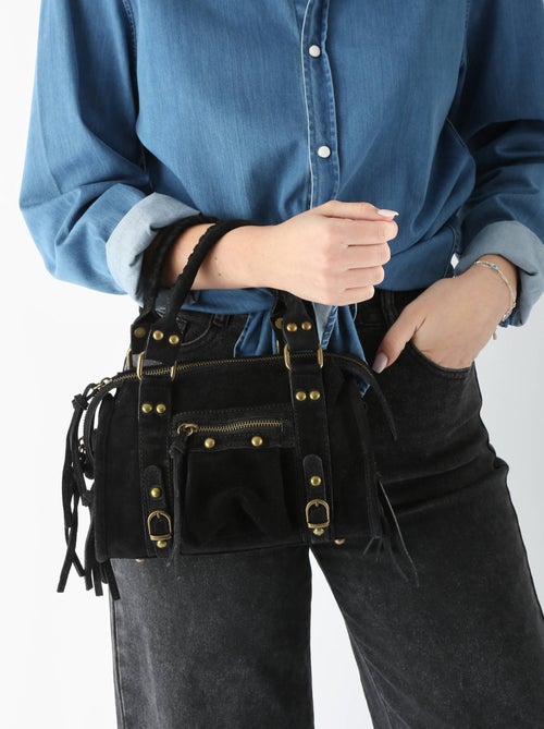 Sac Bandoulière Velvet Cuir Milano Cuir De Vachette - Kiabi