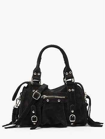 Sac bandoulière velvet cuir milano cuir de vachette