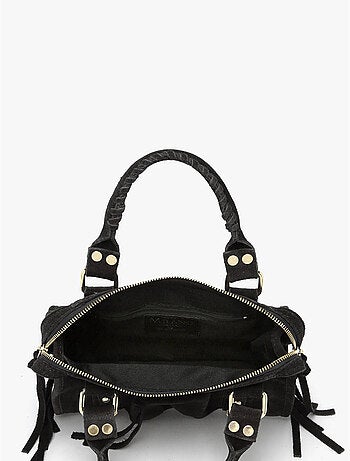 Sac bandoulière velvet cuir milano cuir de vachette