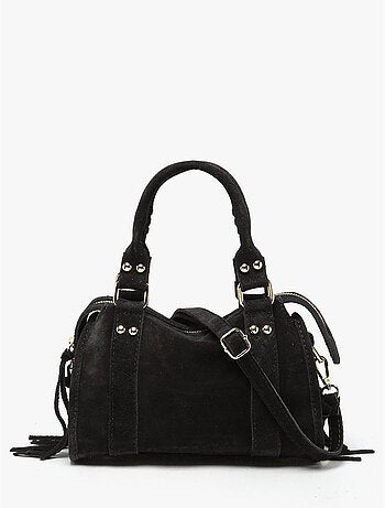 Sac bandoulière velvet cuir milano cuir de vachette