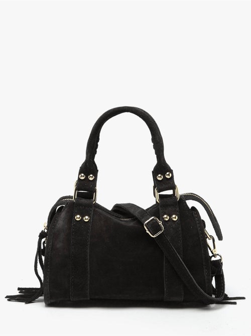 Sac bandoulière velvet cuir milano cuir de vachette - Kiabi