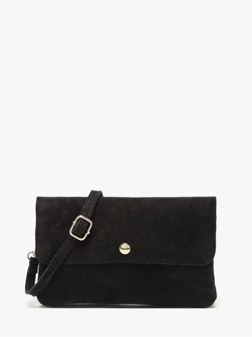 Sac bandoulière velvet cuir milano cuir de vachette - Kiabi Sac bandoulière velvet cuir milano cuir de vachette - Kiabi
