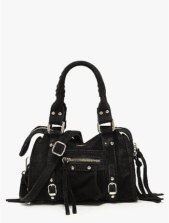 Sac bandoulière velvet cuir milano cuir de vachette